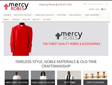 Tablet Screenshot of mercyrobes.com